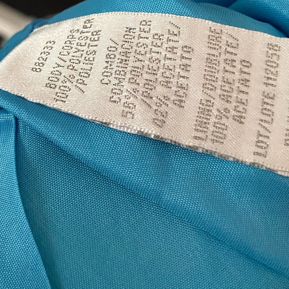 THEIA floral blue dress sz-4 - Picture 6 of 7